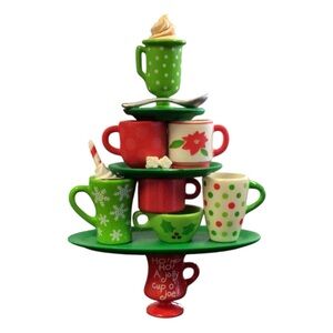 2007 Tiny Hallmark Keepsake Coffee Lovers' Tree